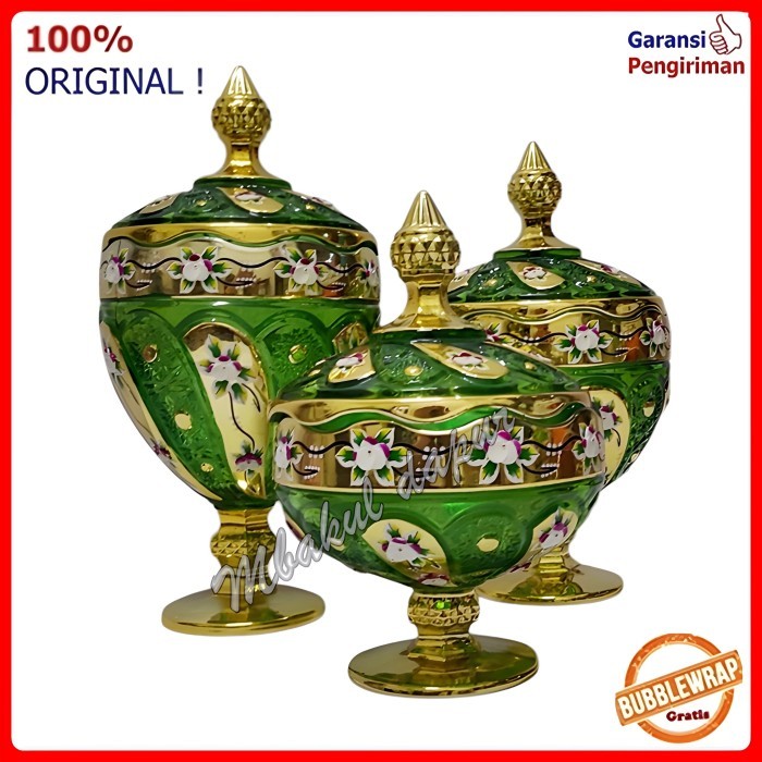 Toples Kaca Kristal Toples Piala Set Toples Lebaran Set Homeline SM500