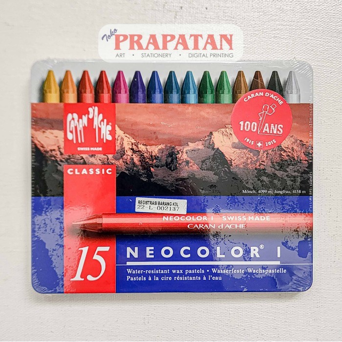 

Crayon Carandache Neo Color 1 15 Warna