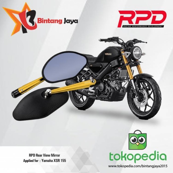 RPD Rear View Mirror For Yamaha XSR 155 - Spion XSR 155