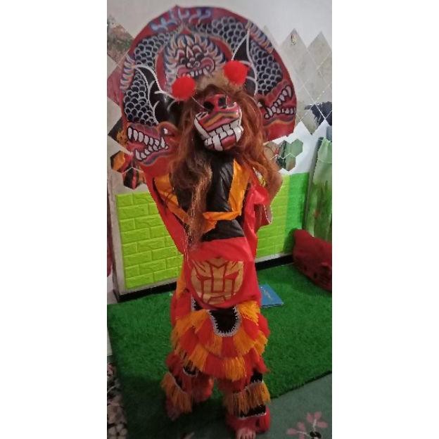 PROMO Barongan devil anak anak kecil sd murah kayu barongan caplokan bunyi