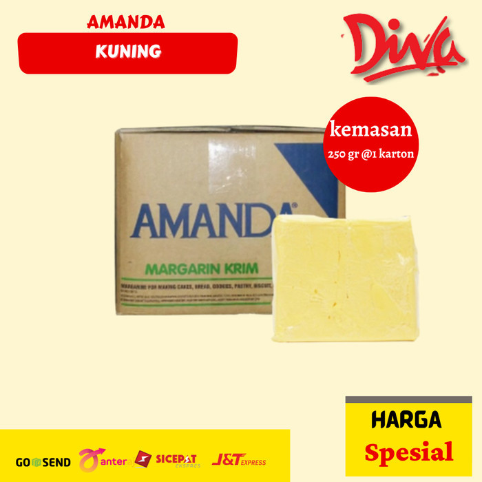 

Amanda Margarin Krim / Mentega Amanda Kuning Kemasan @250 gr [1 DOS]