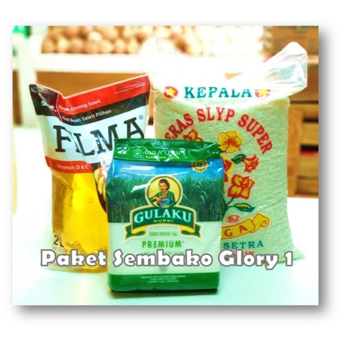 

terbaru NEW Readyy Paket Sembako Glory 1