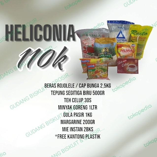 

terbaru NEW Readyy PAKET SEMBAKO HELICONIA