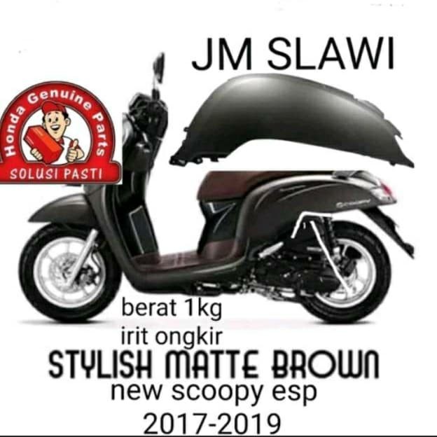 Cover Body Matte Brown Scoopy F1 New Esp Scoopy 2017-2020 Ori Ahm Barang Langka