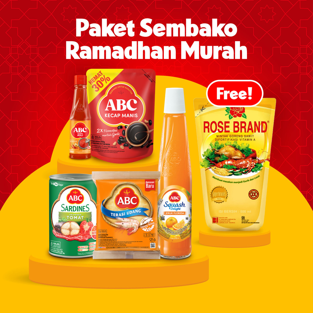 

ABC Paket Sembako Ramadhan Murah - free Minyak 500 ml