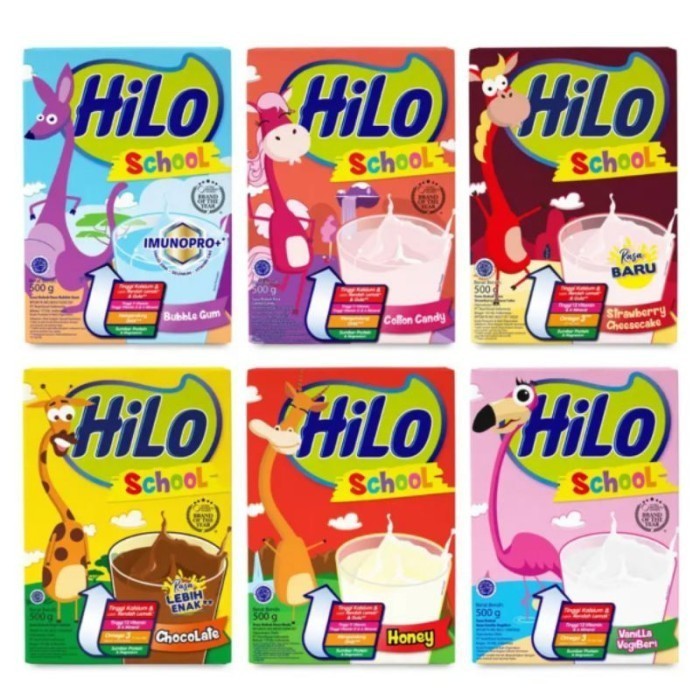 

TERLARIS TERLARIS TERLARIS HILO SCHOOL 500GR VARIAN RASA COKLAT/COTTON CANDY/BUBLE GUM/VANILA