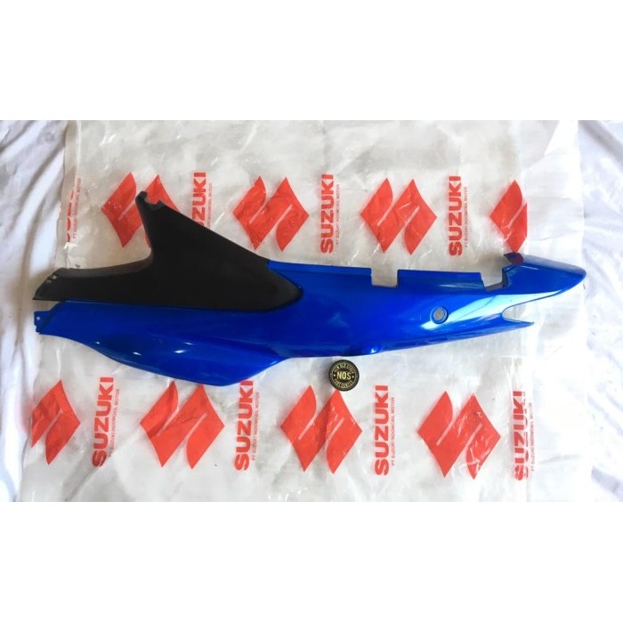 Cover Body Tebeng Belakang Bagian Kiri Suzuki Smash Old Lama Biru Ori Barang Langka