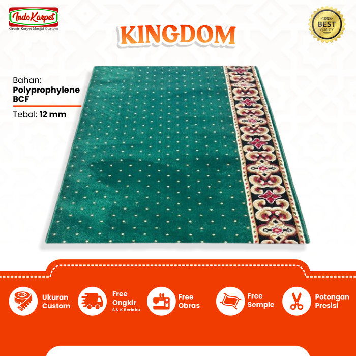 Karpet Masjid Tebal 12Mm Kingdom Meteran / Karpet Sajadah