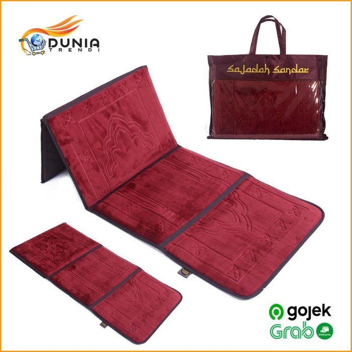 Berkah Sajadah Sandar Asyraf Premium / Sajadah Sandar Lipat Original