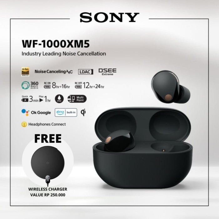 Sony Wf-1000Xm5 / Wf1000Xm5 / Wf 1000 Xm5 - Anc Tws Bluetooth Earbuds