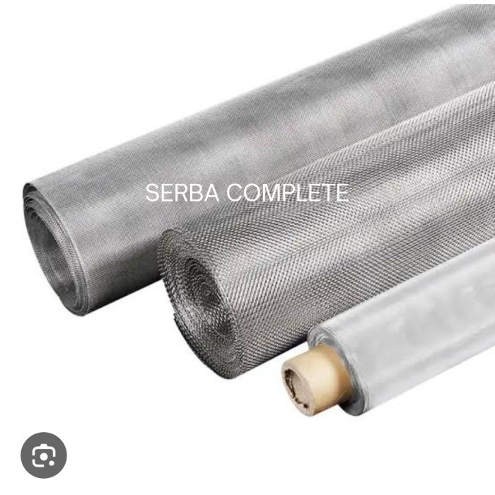 "\"\"\"\] KAWAT KASA MESH 4 STAINLESS STEEL 304 ASLI PER METER KAWAT MESH STAINLESS SS 4 WIREMESH 4