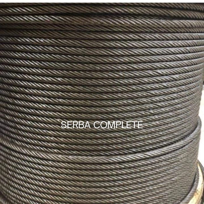@@@@] 22mm KABEL SELING SLING TALI KAWAT LAPIS BAJA STEEL WIRE ROPE 22 mm