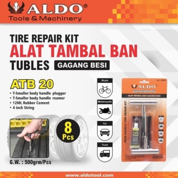 Ready oke] Alat Tambal Ban Motor Tubeless / Alat Tambal Ban Mobil