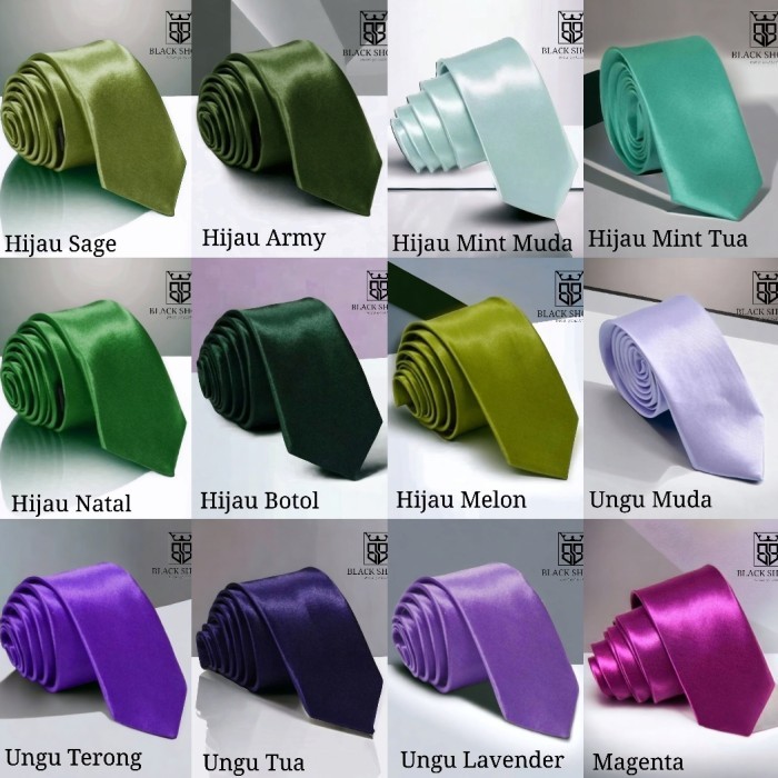 Dasi Pria Dasi Panjang Dasi Satin Polos Gold Muda 3 inch 8 Cm