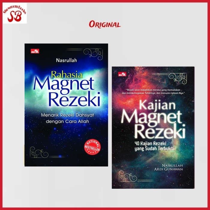 PAKET 2 BUKU KAJIAN MAGNET REZEKI & RAHASIA MAGNET REZEKI BY NASRULLAH