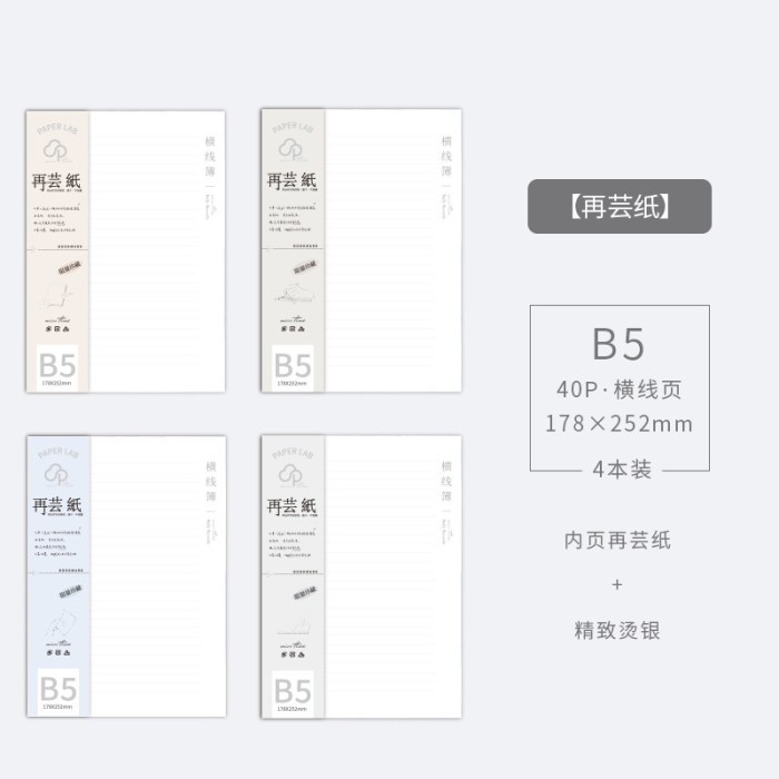 Buku Catatan Tulis Notebook Aesthetic Korean Style PAPER LAB Ukuran B5