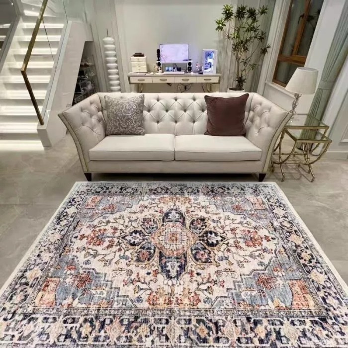 Karpet Lantai Anti Slip, Karpet Import Dekorasi, Karpet Bohe Jumbo