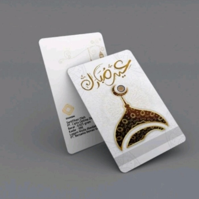 Terlaris LM Logam mulia Emas Mini 0.05 gram BIG Gold Edisi Idul fitri SALE