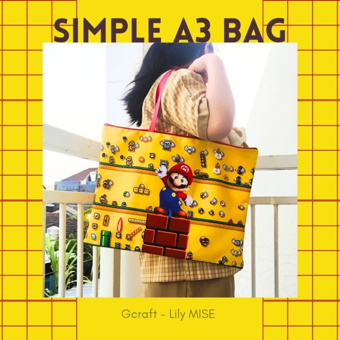 Sale Tas A3 - A3 Simple Bag - Tas Folder A3 - Tas Buku Gambar A3