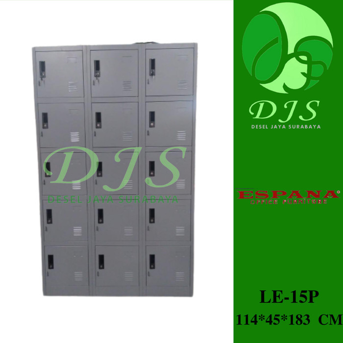 

Sale Loker Besi 15 Pintu - Locker Besi -(Ukuran Lebih Besar) Merk Espana