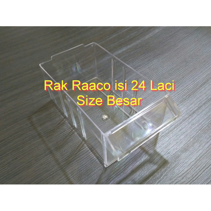 RAK RAACO 24 SLOT LACI RAK PERNAK PERNIK MUR BAUT KOMPONEN