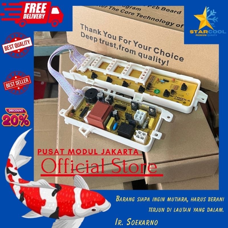 modul pcb mesin cuci toshiba AW-8300S AW-8400S