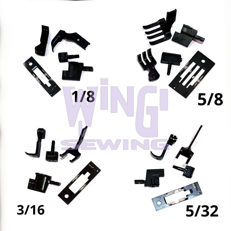 Gauge Set Jarum 2 Walking Foot Mesin Jahit Industri