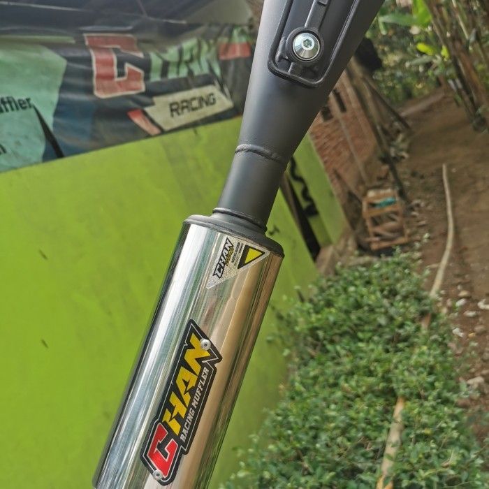 Knalpot Chan Racing Fizr Hitam