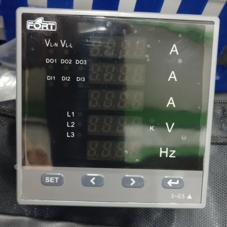 Fort Digital Multi Meter Ft96-3Vaf 3Phase / Volt - Ampere - Hz
