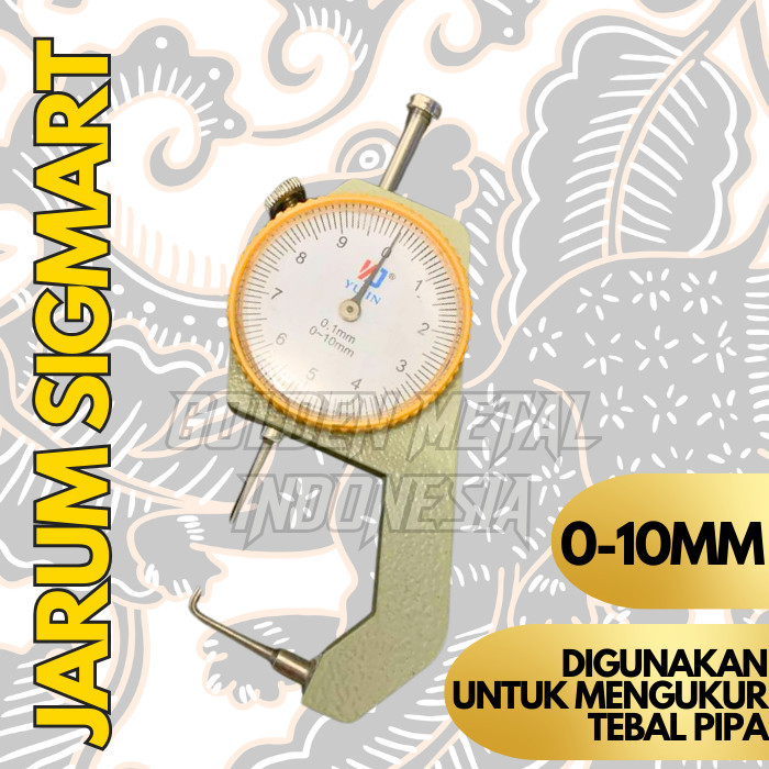 Jarum Sigmat Ukur Tebal Stainless Besi Plat Pipa