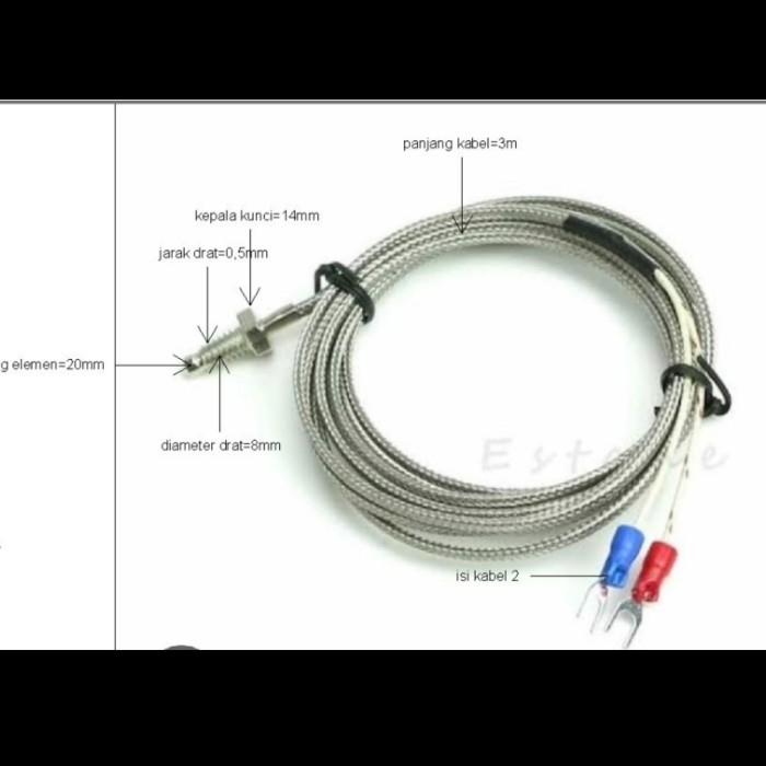 Rtd Pt 100 Sensor Temperatur