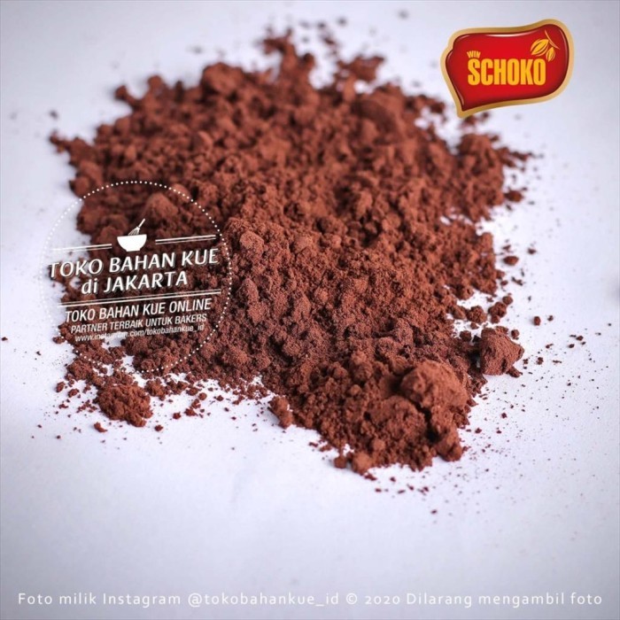 

Schoko Cocoa Powder SP 22/24 500gr Coklat Bubuk Murni High Fat
