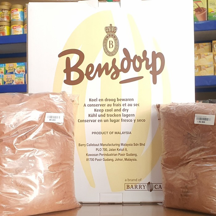 

Cocoa Powder Bensdrop / Coklat Bubuk Bensdrop 1Kg