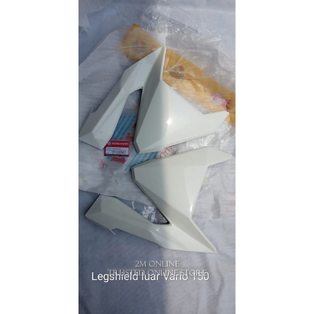 Legshield Luar Vario 150 Putih Merk Win 64501-K59 64601-K59 Barang Langka