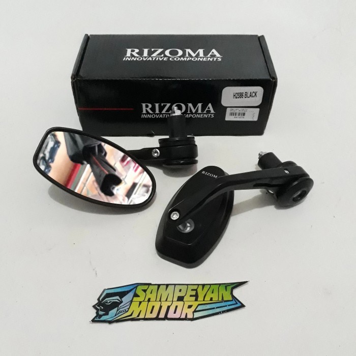 Spion Sepion Jalu Oval Hitam Rizoma H2586 Barang Langka