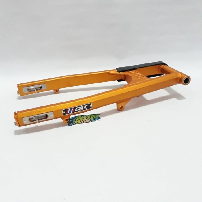 Swing Arm Supit Ninja 150 R Kr Mounting Bawah Square Qtt Gold Barang Langka
