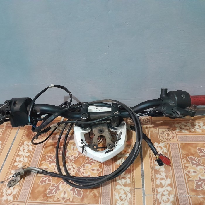 Stang Stir Set Dudukan Setang Saklar X Ride Lama Original Copotan Barang Langka