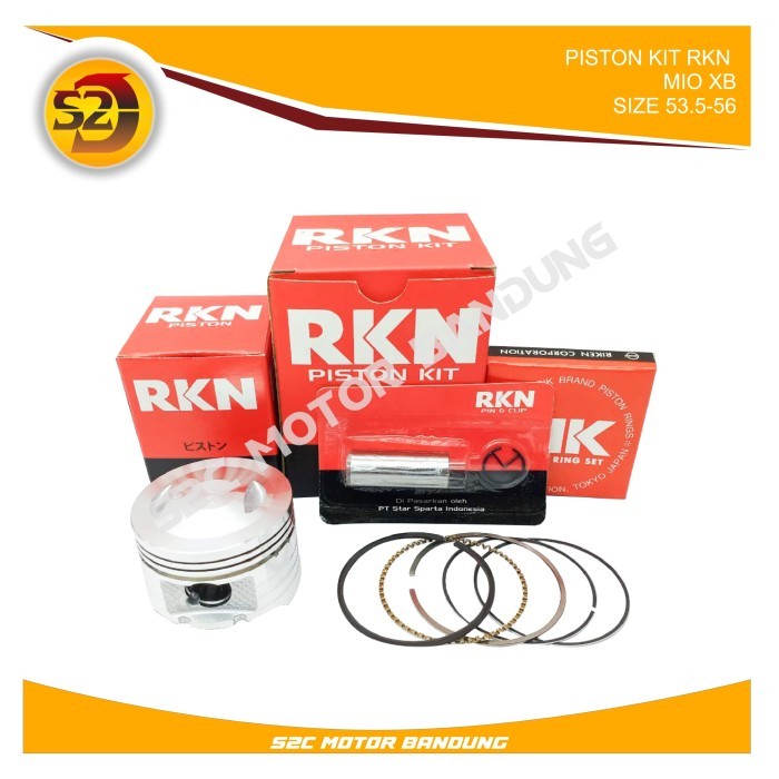 Piston Kit Rkn Mio Xb Mio Soul Fino Karbu Pen 15 53.5 - 56 Barang Langka