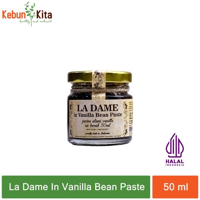 

La Dame In Vanilla Halal Vanilla Paste 50 Ml Best Quality