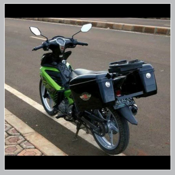 Aman & Cep4t@ box samping motor universal Kmi side box kmi