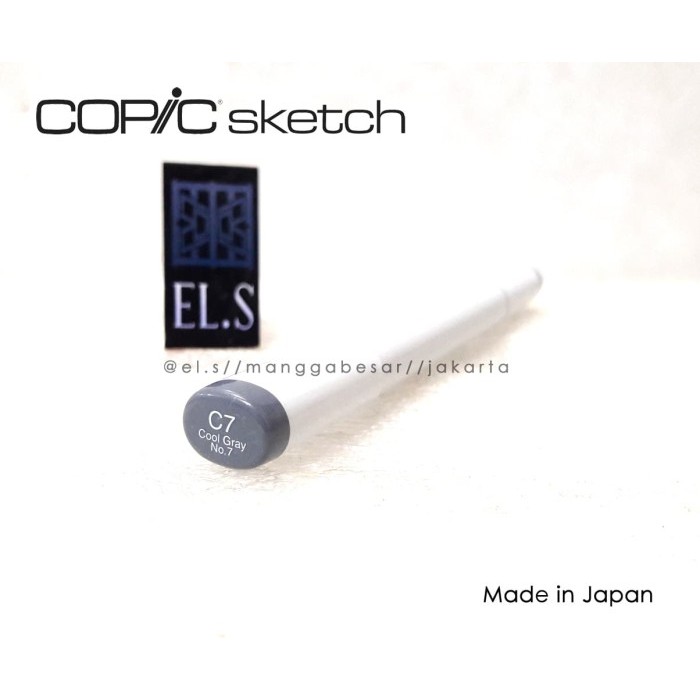 

TERBARU! Copic Sketch Marker C7 COOL GRAY NO 7 ( CSM )