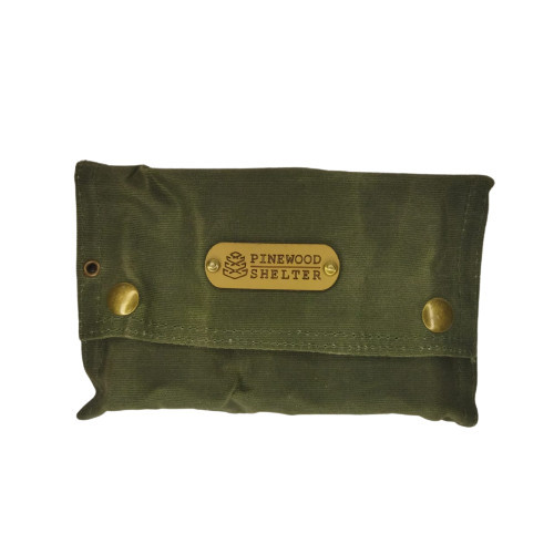 Tas Bumbu Canvas Wax Bag Camping Outdoor Include Bottle Bushcraft Fold