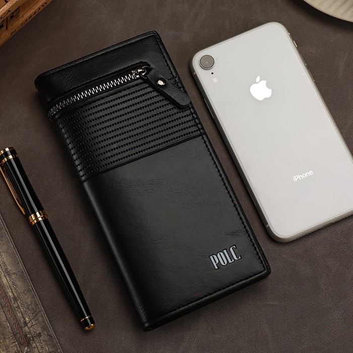 

TERLARIS DOMPET LIPAT PRIA PANJANG ORIGINAL COWOK KEREN KULIT PREMIUM SIMPLE HITAM DISTRO BRANDED