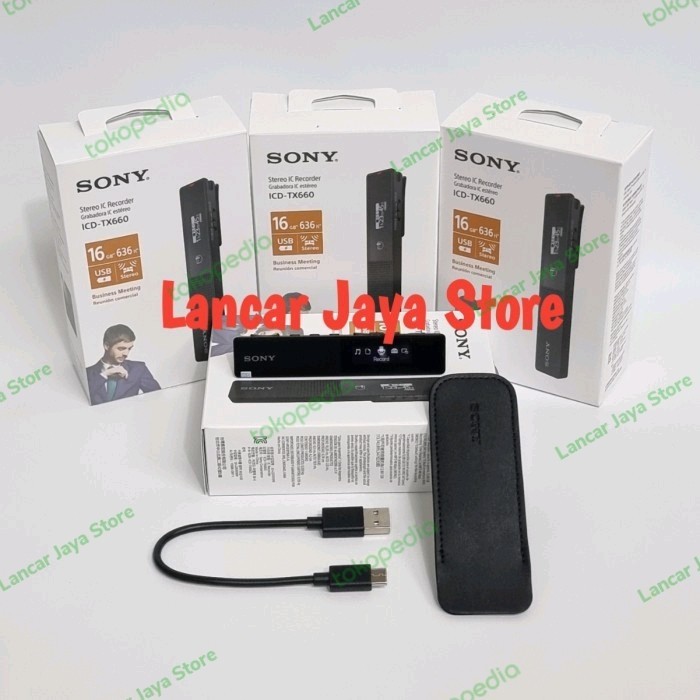 Digital Voice Recorder Sony Icd-Tx650 Original