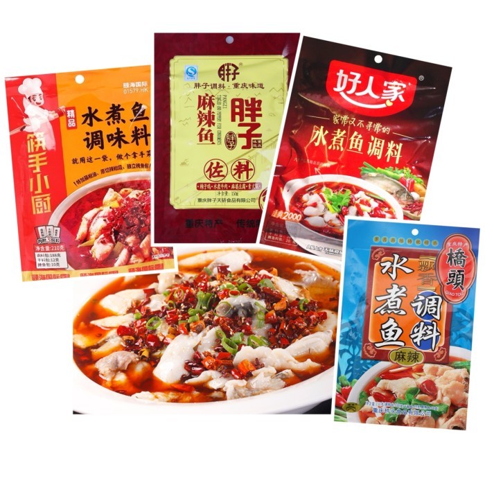 

SHUI ZHU YU Bumbu kuah ikan Sichuan