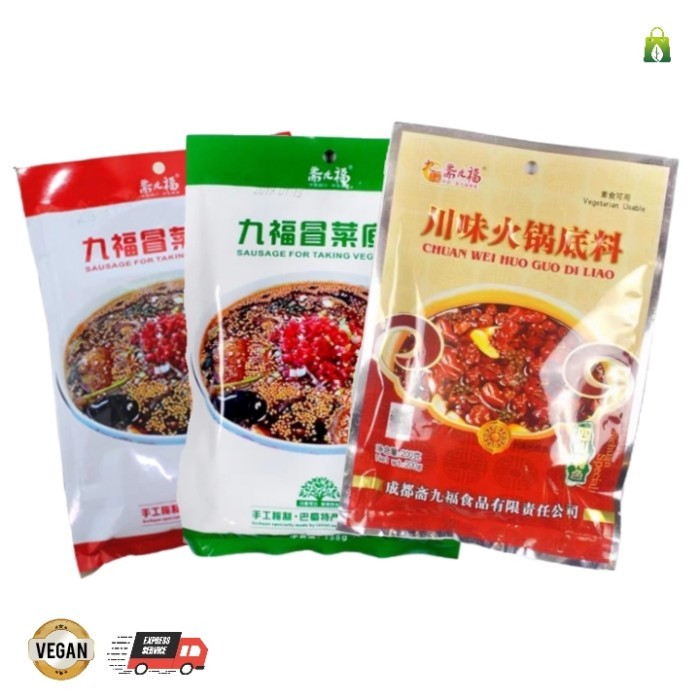 

HOT SALE! JIU FUK Bumbu Hotpot Vegetarian Vegan - 3 Varian