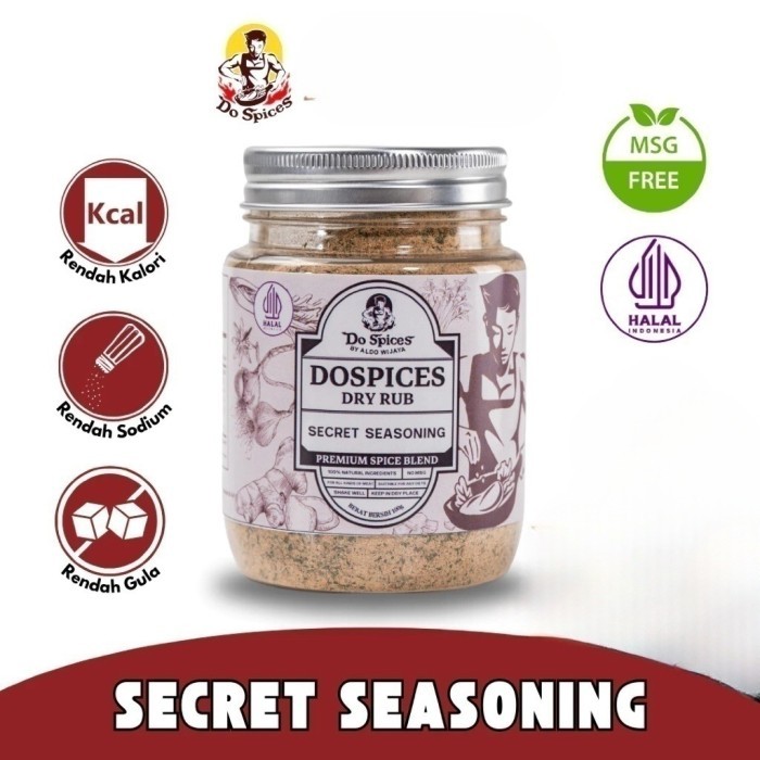

TERLARIS! Dospices Healthy Dry Rub Bumbu marinasi rendah kalori [Secret