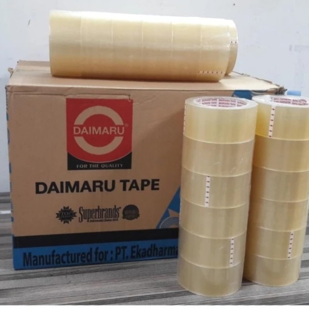 

Terbaru!! Lakban Daimaru 2 Inchi 90 Yard Slop Isi 6 Rol Cod