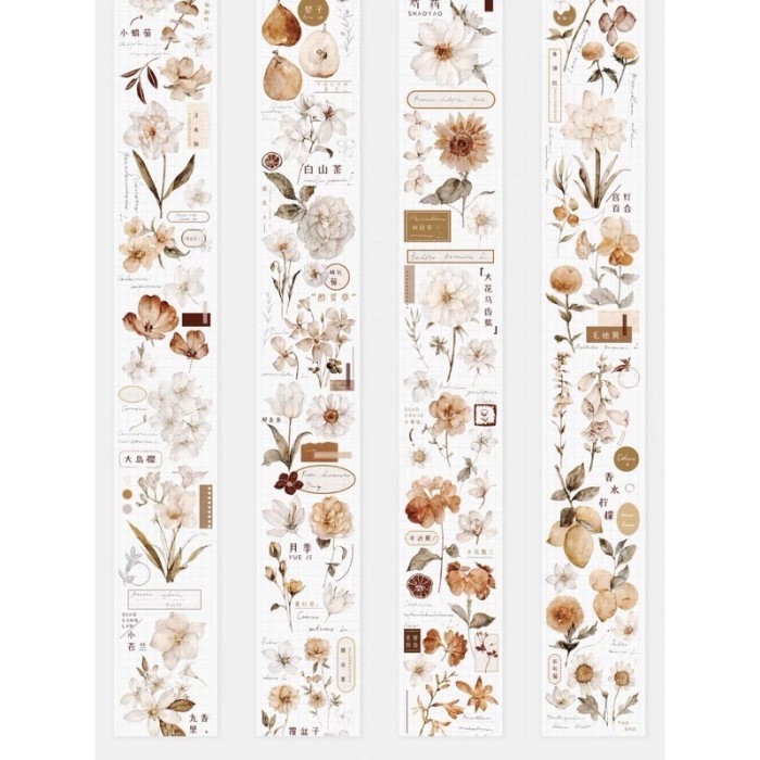 

Barang Terlaris Washi Tape / Pet Tape Sample Freckles Tea Vol 3 Tea Brown Packing Aman
