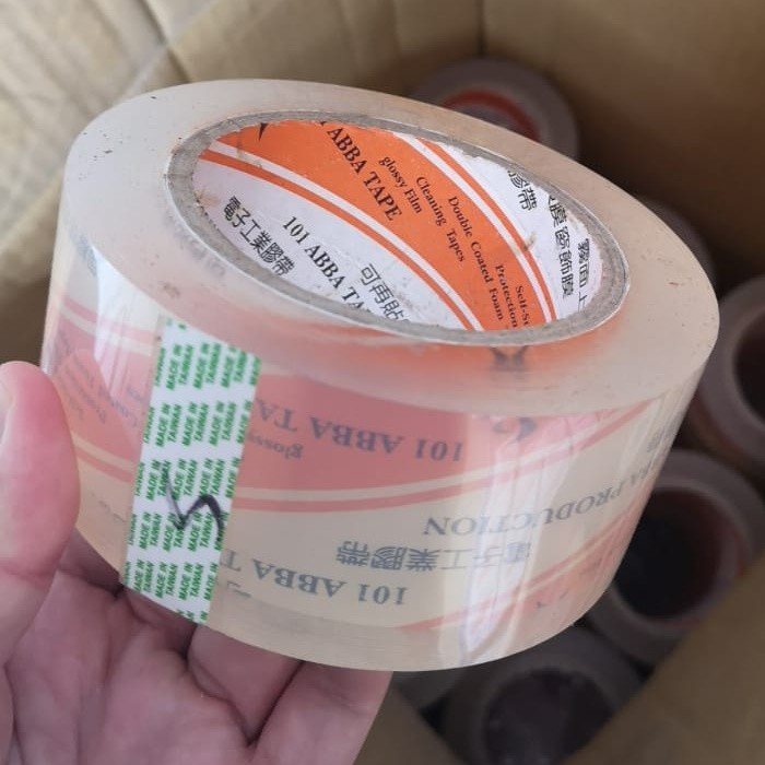 

Terbaru!! Abba 101 Masking Transfer Tape Appplication Sticker Bening Plastik 5Cm Packing Aman